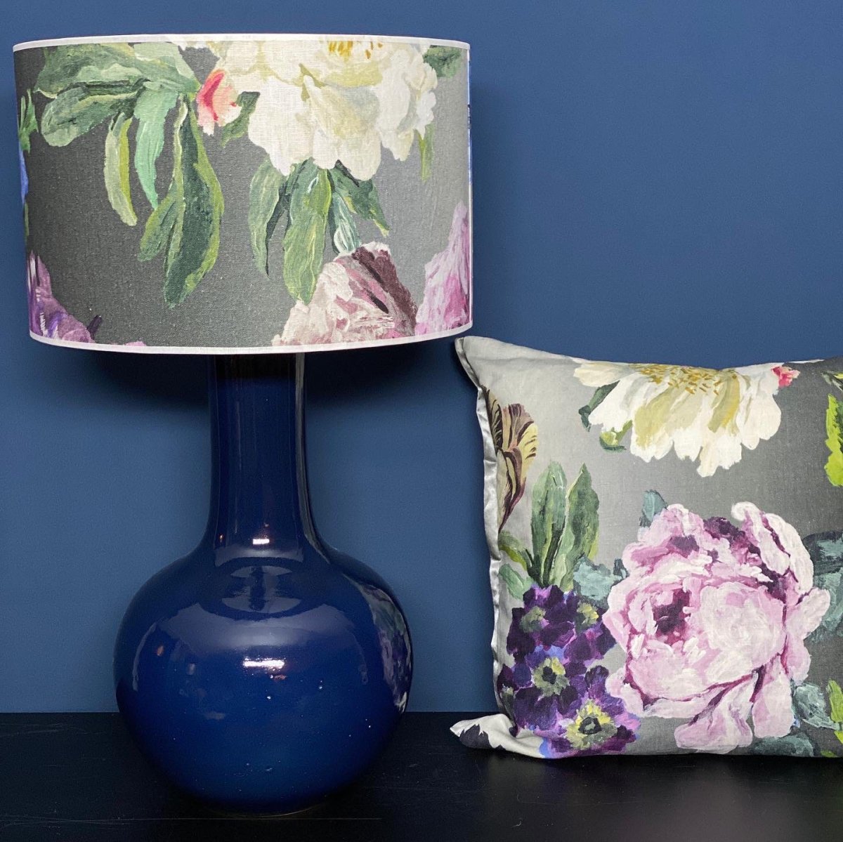BY-LOUISE LAMP Blue 19 plus Kussen - Afbeelding 5