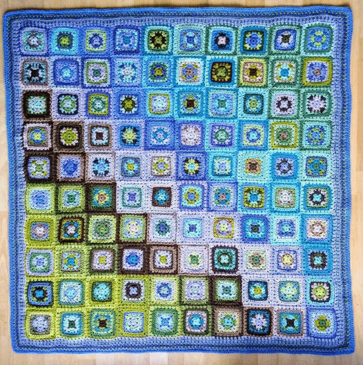 Bluebell Wood harmony blanket