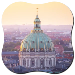 Organische vorm Frederikskerk Kopenhagen