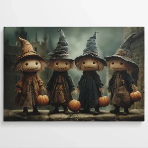 Helloween Sisters - Halloween schilderij