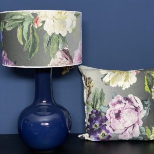 BY-LOUISE LAMP Blue 19 plus Kussen