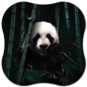Organische vorm Jungle panda