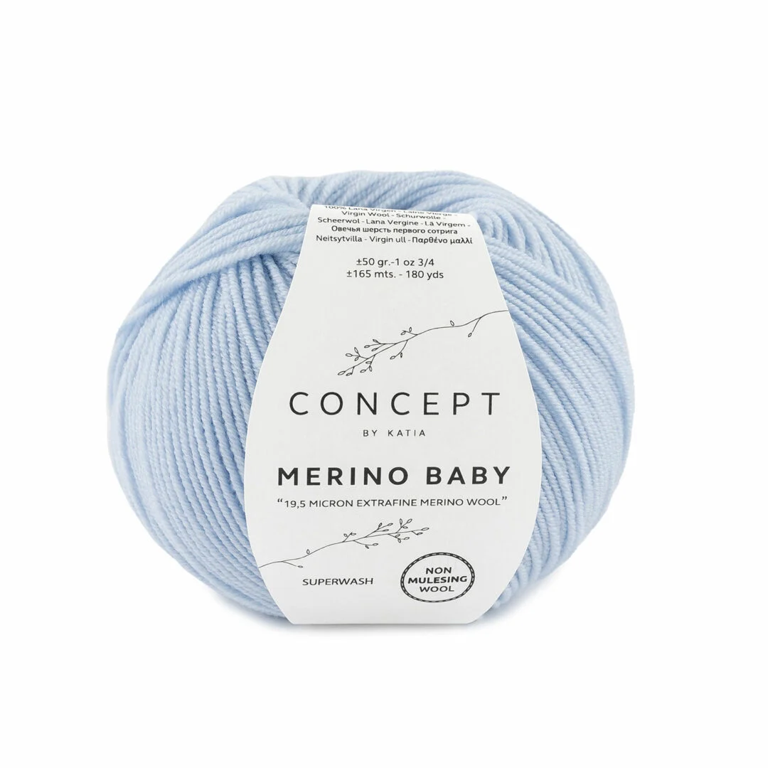 Katia Merino Baby 093 Hemelsblauw - Afbeelding 2