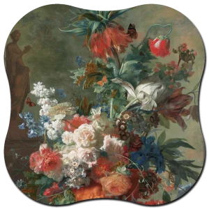 Organische vorm Stilleven met bloemen