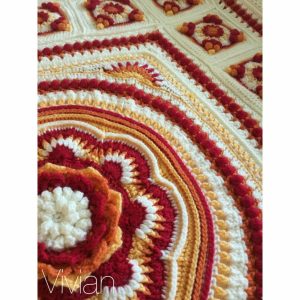 Floralia blanket garenpakket Vivian