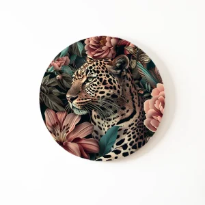 Floral Feline - Muurcirkel dieren
