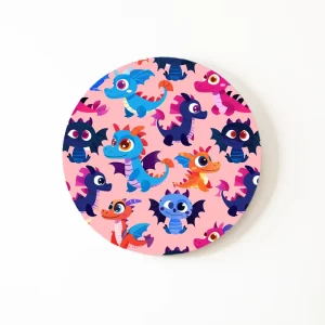 Tiny Dragons - Muurcirkel kinderkamer