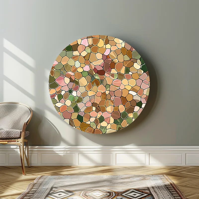 Mosaic Medley - Muurcirkel abstract - Afbeelding 3