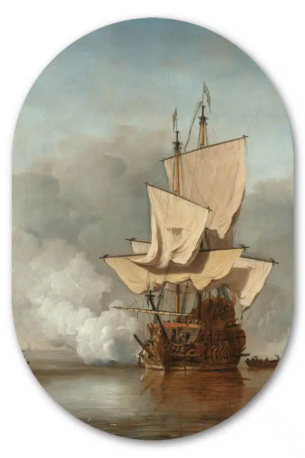 Muurovaal Het Kanonschot