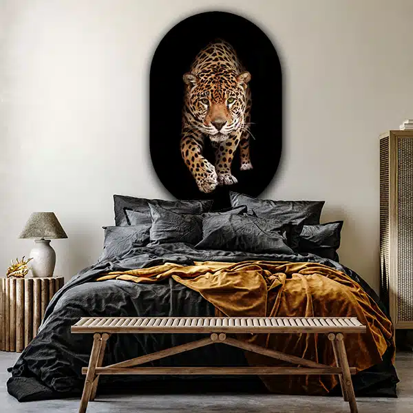 Muurovaal Wild Panther - Afbeelding 4
