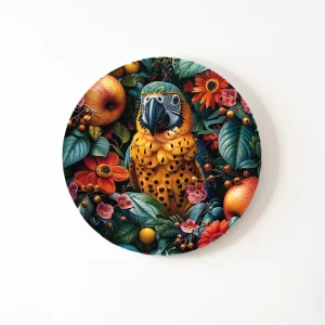 Tropical Parrot Paradise - Muurcirkel dieren