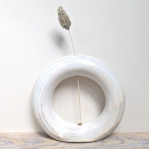 Donutvaas 13 cm – roomwit