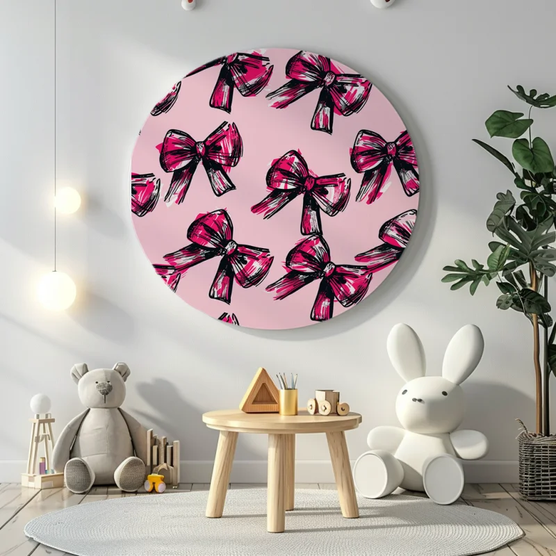 Pretty Bows - Muurcirkel kinderkamer - Afbeelding 3