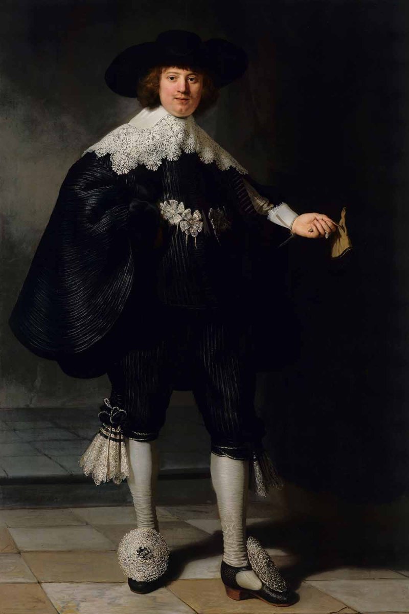 Portret van Marten Soolmans – Rembrandt van Rijn - Afbeelding 2