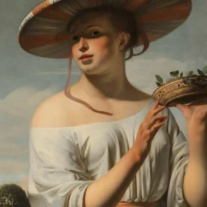 Meisje met de brede hoed – Caesar Boëtius van Everdingen